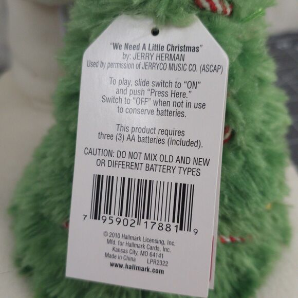 2010 Hallmark Jingle Pal Snowman Trimming the Tree Animated Plush Works - Picture 5 of 13